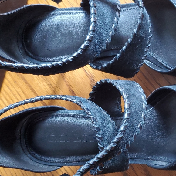 Coach Henny Suede / soft Lambskin Black 8m - Picture 6 of 9